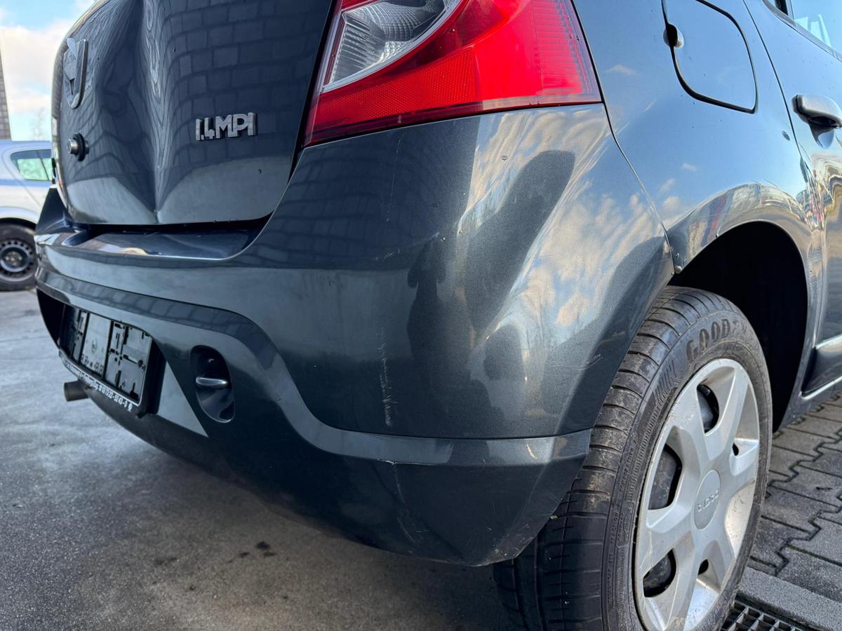 Dacia Sandero SD original Sto&szlig;stange Sto&szlig;f&auml;nger hinten KNA Kometengrau BJ10